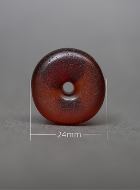 男女吊坠天然老蜜蜡开片文玩古珠