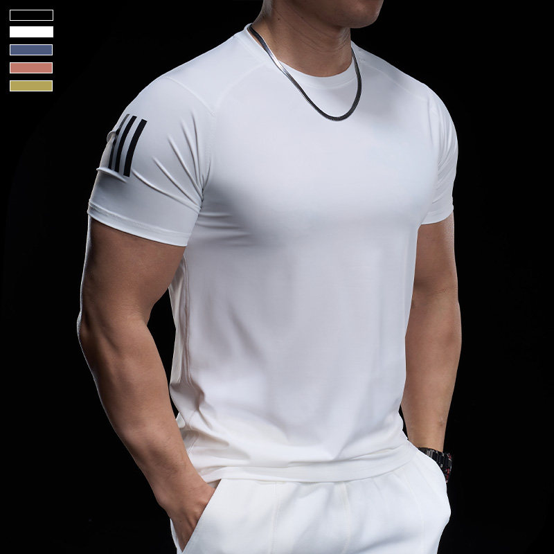 霸道肌肉夏季新款男士跑步训练运动健身上衣速干短袖t恤男款,运动服/休闲服装,健身衣,淘宝优惠券,粉丝福利购,淘宝优惠卷