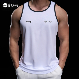 背心潮流夏季 运动健身无袖 速干训练T恤队服运动训练 男士 霸道肌肉