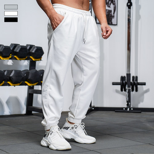 运动裤健身裤男束脚裤子