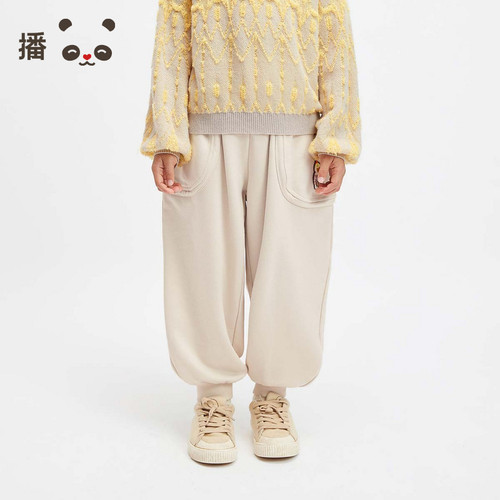 休闲松紧裤腰