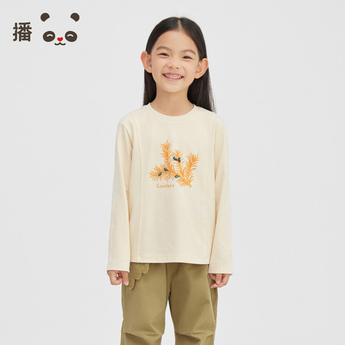 童装长袖broadcute圆领