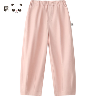 播broadcute童装2024早秋新款男女童裤子休闲休闲裤KER3KD0067