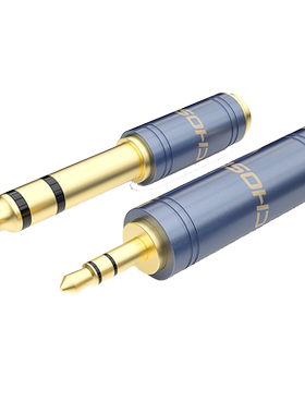 秋叶原3.5转6.5吉他耳机转接头