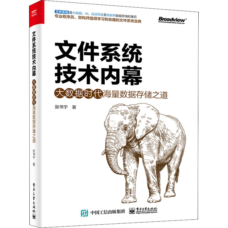 文件系统技术内幕大数据时代海量数据存储之道张书宁著数据库专业科技新华书店正版图书籍电子工业出版社-封面