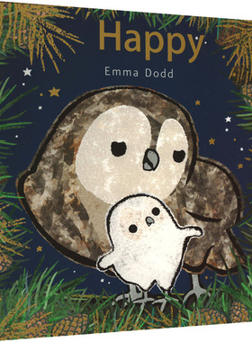 Happy Emma Dodd 编 原版其它外版书 新华书店正版图书籍 FOREIGN PUBLISHER
