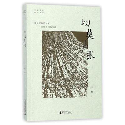 中国当代原创文学作品切莫声张 王掩 著作 文学其它文学 新华书店正版图书籍 广西师范大学出版社