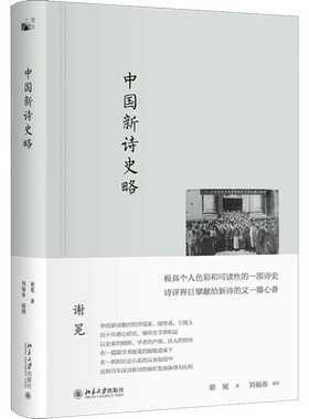 中国新诗史略 谢冕 著 刘福春 绘 文学理论/文学评论与研究文学 新华书店正版图书籍 北京大学出版社