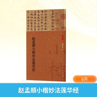 赵孟頫小楷妙法莲华经 载道文化 编 书法/篆刻/字帖书籍艺术 新华书店正版图书籍 中华书局