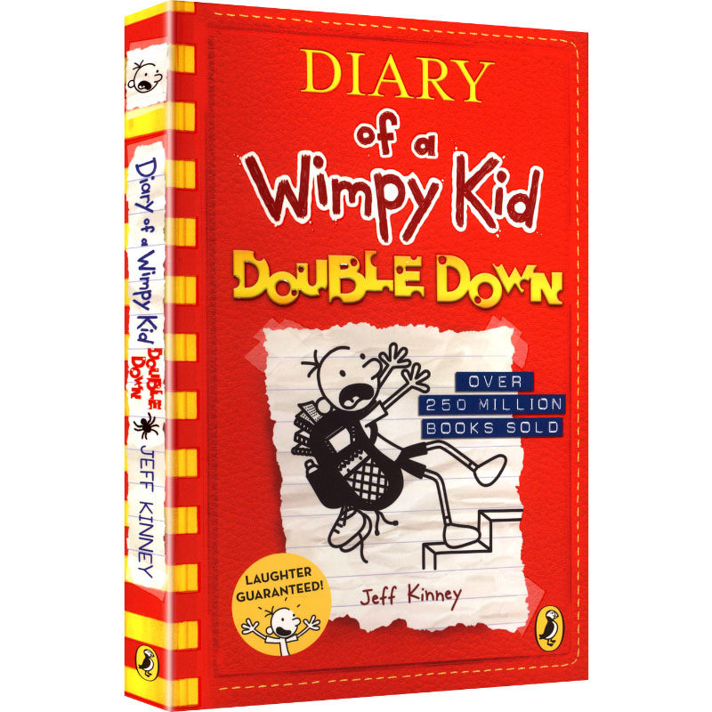 DIARY OF A WIMPY KID: DOUBLE DOWN (BOOK 11) 杰夫·金尼 图书设计 著 原版其它外版书 新华书店正版图书籍 企鹅兰登书屋集团,书籍/杂志/报纸,原版其它,淘宝优惠券,粉丝福利购,淘宝优惠卷