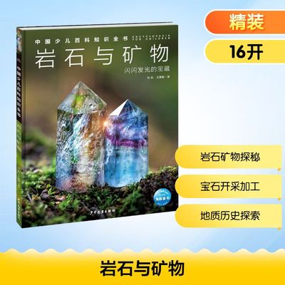 岩石与矿物 刘凯,王惠敏 著 科普百科少儿 新华书店正版图书籍 少年儿童出版社