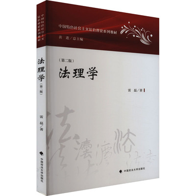 法理学 第2版 雷磊 著 法律哲学经典著作 法理学思想 法律理论 法硕法理课学习参考书 中国政法大学出版社