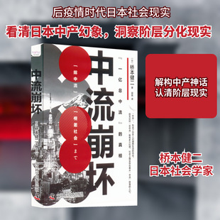中流崩坏 (日)桥本健二 著 郭佩 译 社会科学总论经管、励志 新华书店正版图书籍 中国科学技术出版社