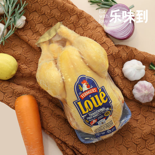 法国LOUE散养红标黄鸡3斤