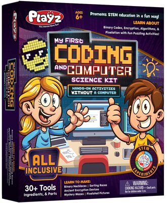 美国Playz My First Coding Kit儿童STEM编程和计算学习套件