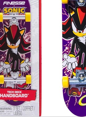 正版Tech Deck Finesse x Sonic The Hedgehog索尼克联名手掌滑板