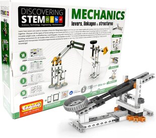 现货Engino Discovering Stem 杠杆、连接和结构构建套件