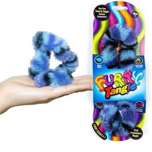 美版正版Tangle Furry Fidgets系列毛绒扭曲解压扭扭乐玩具