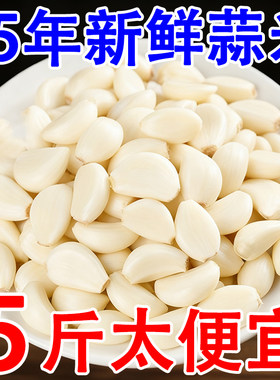 山东手工剥皮新鲜餐饮蒜米5斤