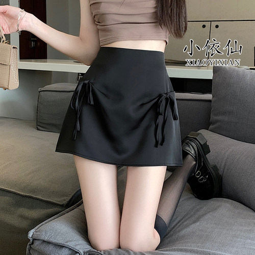 谁穿谁好看防走光A字裙巨显瘦