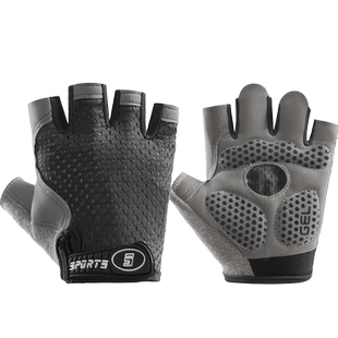 儿童小孩运动手套薄款透气防滑半指男女童骑行防滑平衡车单杠轮滑