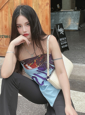 复古舞蹈方巾丝巾女抹胸头巾男