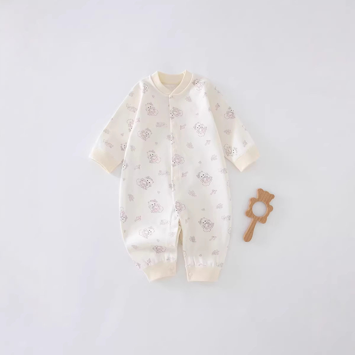 婴儿连体衣春秋款睡衣纯棉a类新生儿衣服秋冬宝宝打底衣长袖哈衣