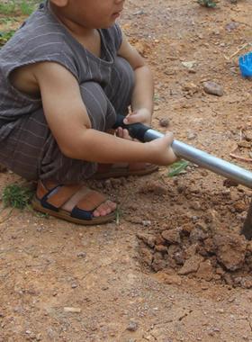 儿童挖土锄头老式小型小锄头家用种菜专用锰钢挖土小挖锄除草神器
