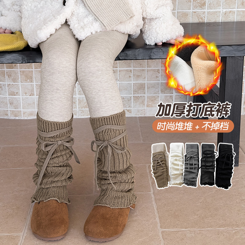 女童袜套打底裤冬季特厚蝴蝶结堆堆袜套宝宝外穿裤袜宝宝儿童裤子,童装/婴儿装/亲子装,裤子,淘宝优惠券,粉丝福利购,淘宝优惠卷