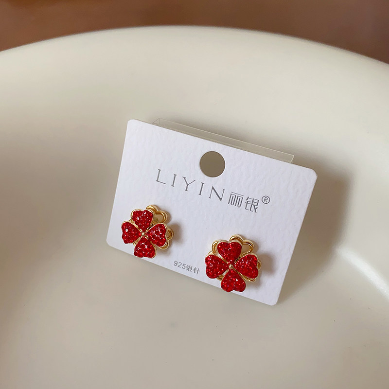 全店清仓｜韩版耳环简约气质百搭耳钉纯银针复古丽轻奢GD组-N