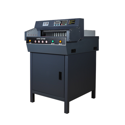 宝预数控切纸机裁纸刀小型自动裁纸机办公厚层电动切纸刀大型智能裁纸器A4裁切机重型裁刀切割机MQ-4505VS+