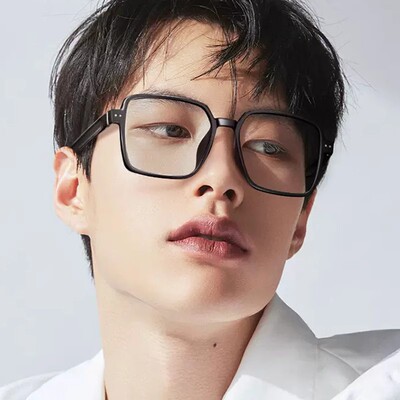 派丽蒙眼镜框男款近视眼镜大脸显瘦ins风可配度数黑框眼镜女84031
