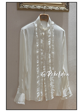 Rebeldon 2025AW复古款桑蚕丝衬衫 爱穿衣服的让先生