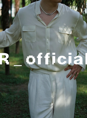 爱穿衣服的让先生 海岛版真丝衬衫宽松版型