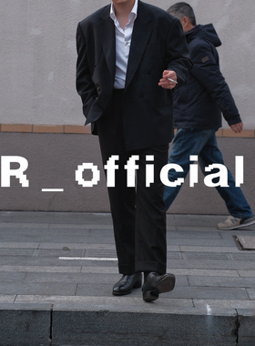 爱穿衣服的让先生 陈桂林同款西装男款 高级感廓形垫肩西服