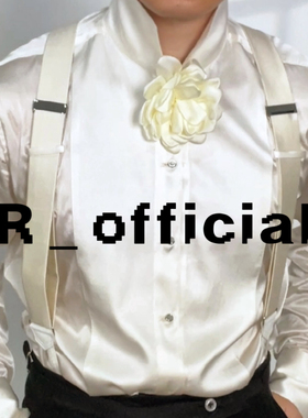 爱穿衣服的让先生 鼎配真丝手工礼服衬衫 法式袖口 赠送衬衫钉