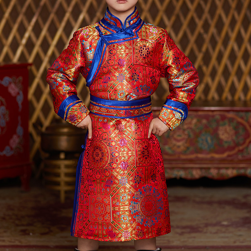 长袍幼儿园演出服民族风