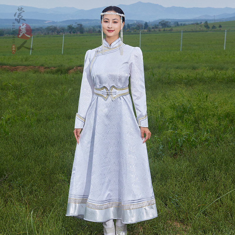 蒙美人蒙古袍女款民族风演出服