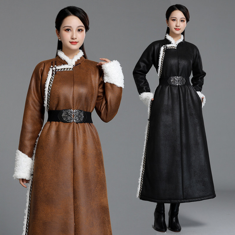 蒙美人2024加棉加厚蒙古族棉服