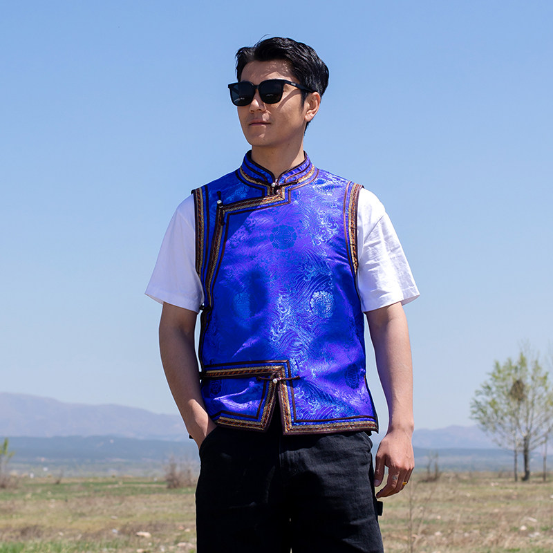 蒙美人男士马甲背心坎肩短款