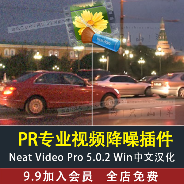 PR插件专业视频降噪去噪点插件Neat Video Pro 5.0.2 Win中文汉化