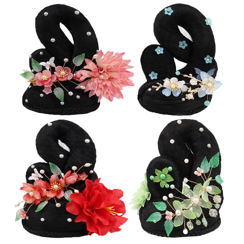 演出头饰汉服发髻古装假发造型