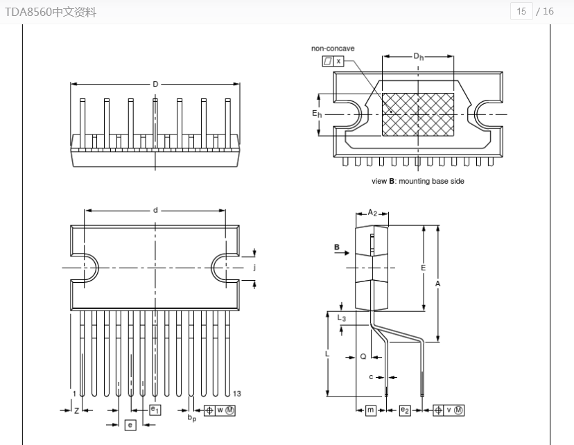NXP TDA8560Q 闲置库存 低价处理ZIP-13功率放大器 量大从优