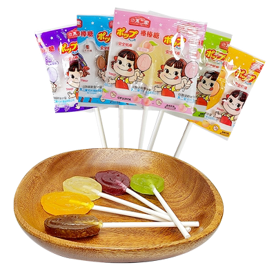 不二家水果味混合散装婚庆棒棒糖