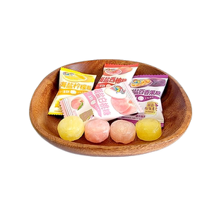 喔喔海盐夹心VC糖果味硬糖散装500g婚庆结婚喜糖伴手礼休闲零食品