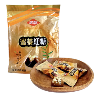 金冠糖果金冠乐享脆蜜姜红糖硬糖婚庆结婚喜糖袋装428g休闲零食品