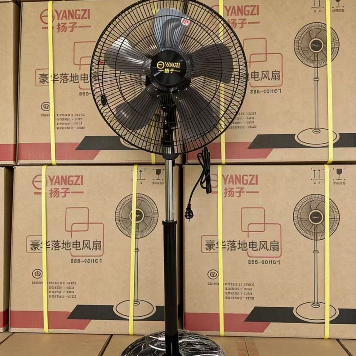 扬子菊花18寸商务风扇大功率落地扇家用风力电风扇强力工业摇头