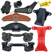 儿童滑板车配件折叠零件塑料件转向器小孩三四轮滑滑板按钮连接片