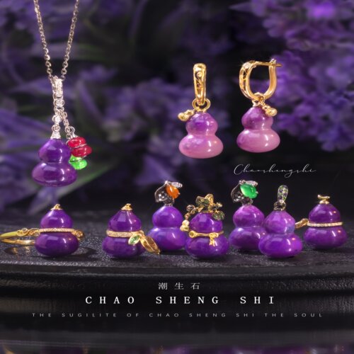 舒俱来葫芦耳钉耳饰设计款吊坠