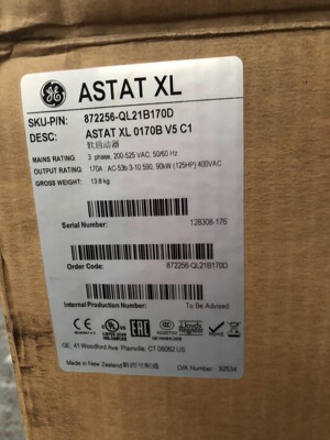 美国GE软启动器ASTAT XL 0170B V5 C1替代QT10170U21MS 议价